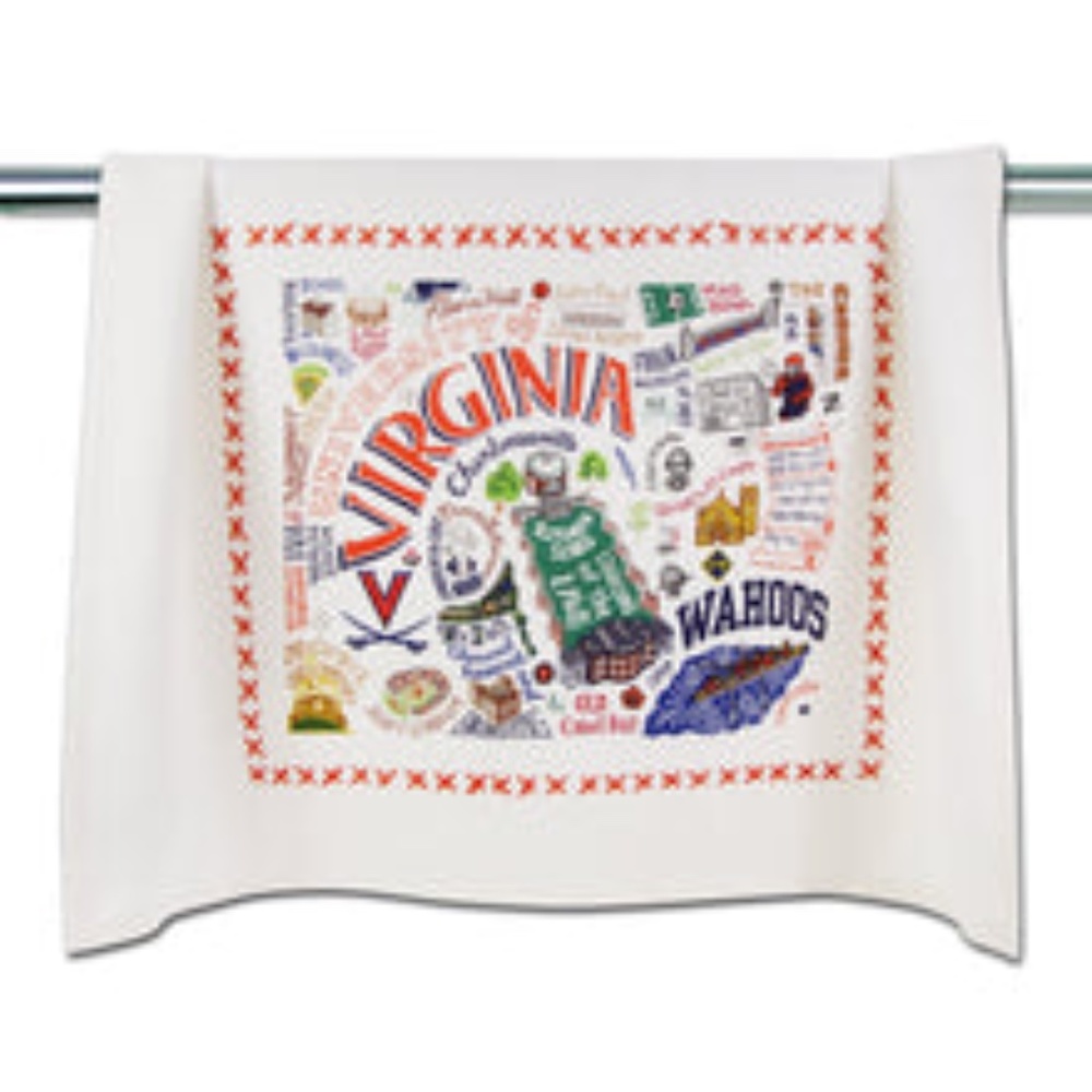 Catstudio University of Virginia Dish Towel NWT
